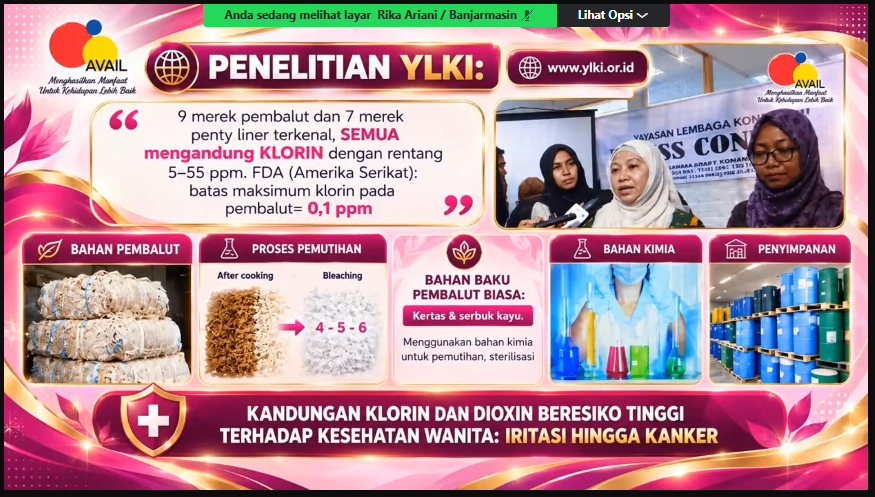 Avail 3: Penelitian YLKI Bahaya Klorin
