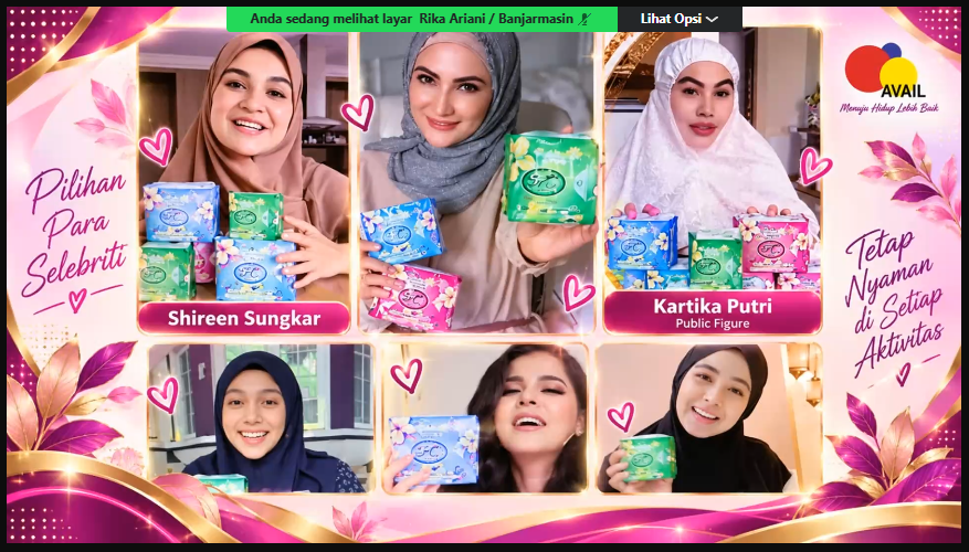 Avail 8: Pilihan Para Selebriti Indonesia
