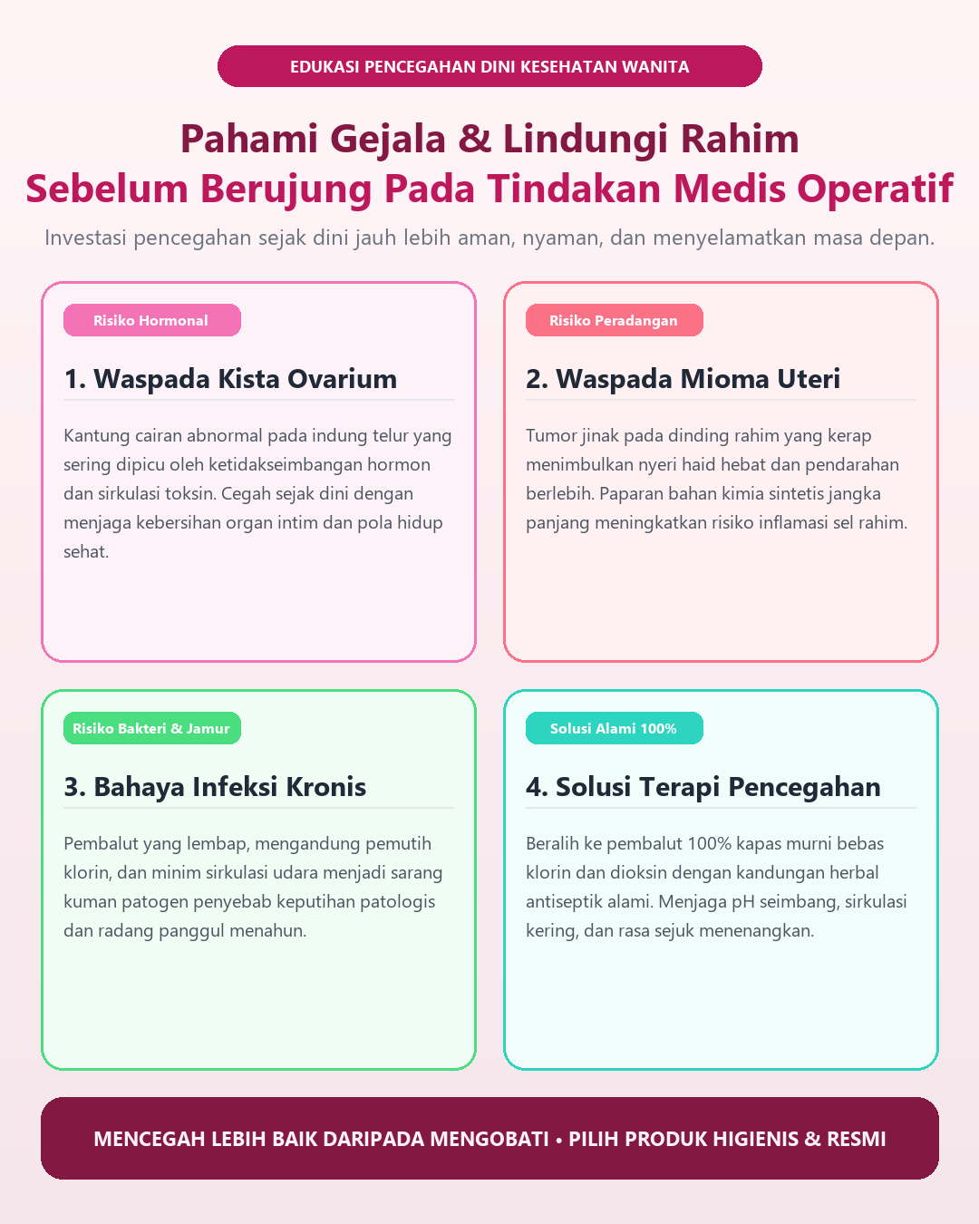 Edukasi Pencegahan Dini Kesehatan Reproduksi Wanita