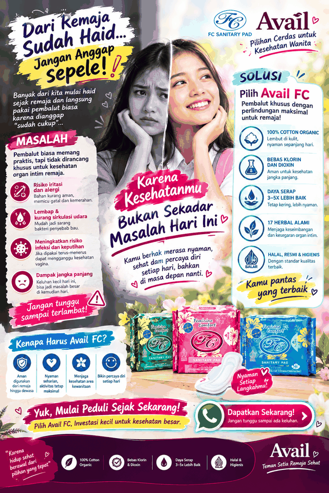 Promo Iklan Avail Remaja & Dewasa