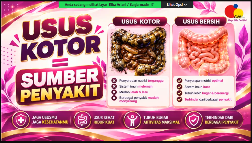 Nutrashake 1: Usus Kotor Sumber Penyakit
