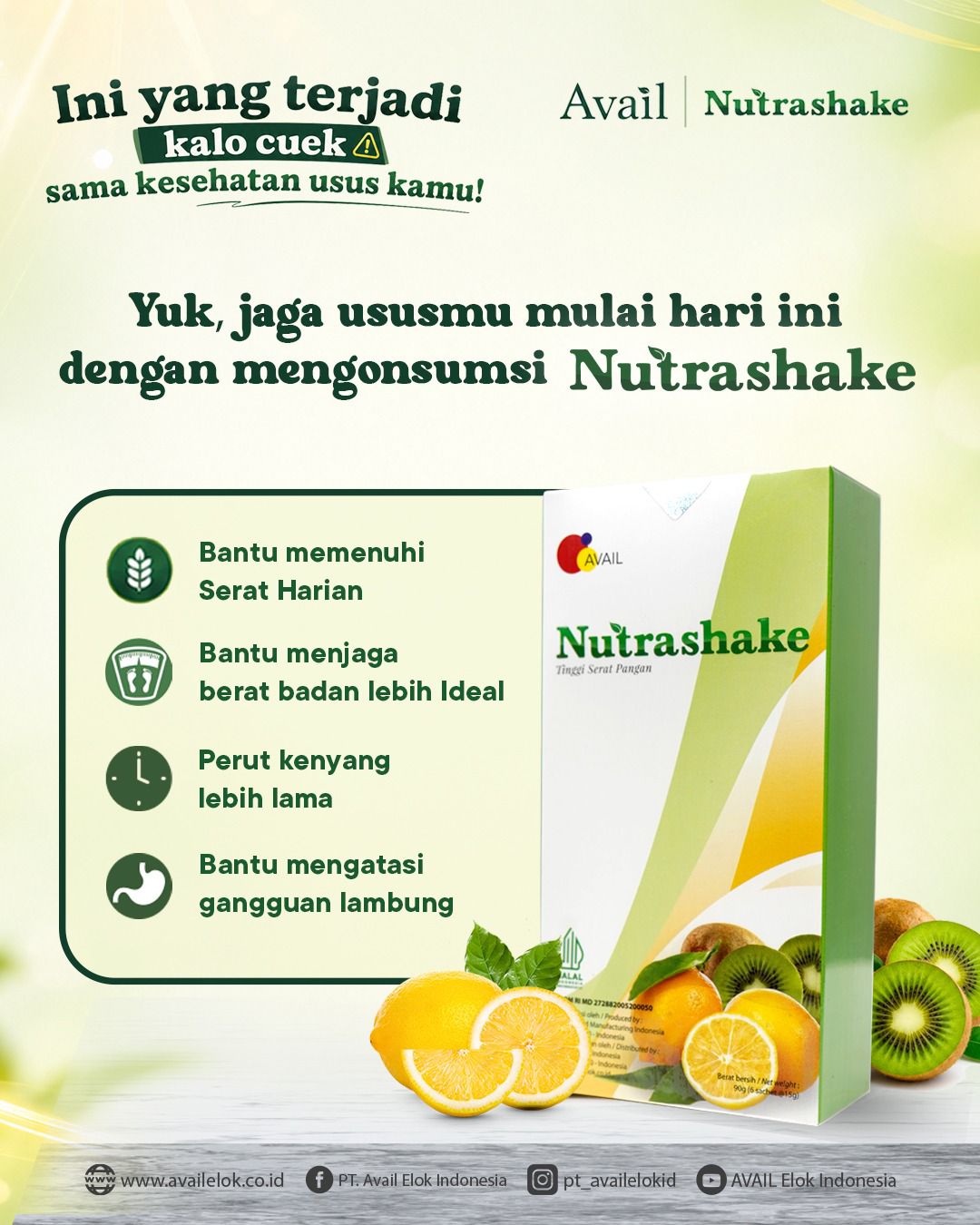 Nutrashake 4: Mekanisme Kerja Detoks Serat